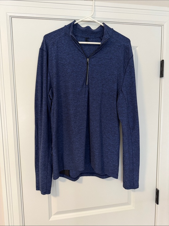 lululemon athletica Other - Lululemon Men's Navy Quarter-Zip Sweater Shirt size M